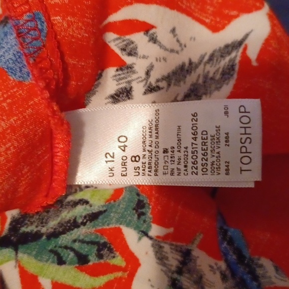 🐈‍⬛Floral Red Dress - Picture 8 of 10